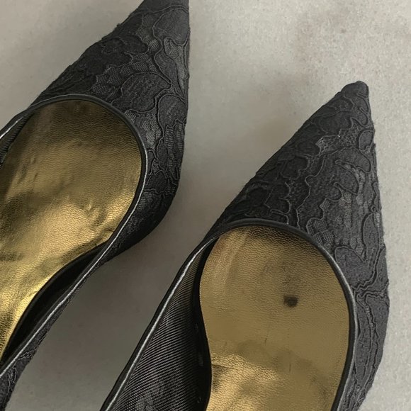 Stella McCartney Lace Kitten Heels - Picture 6 of 10